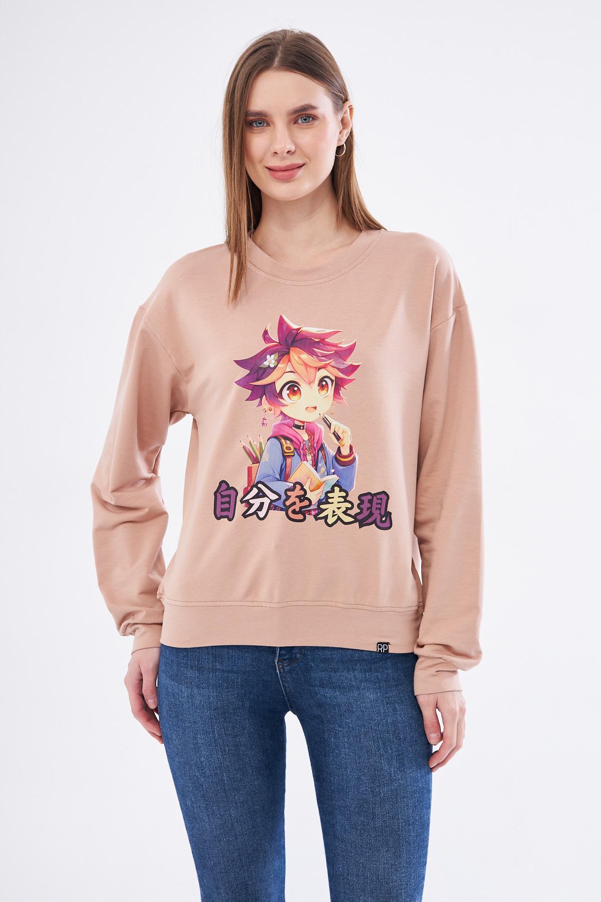 Roupa%20Kadın%20Anime%20Baskılı%20Sweatshirt