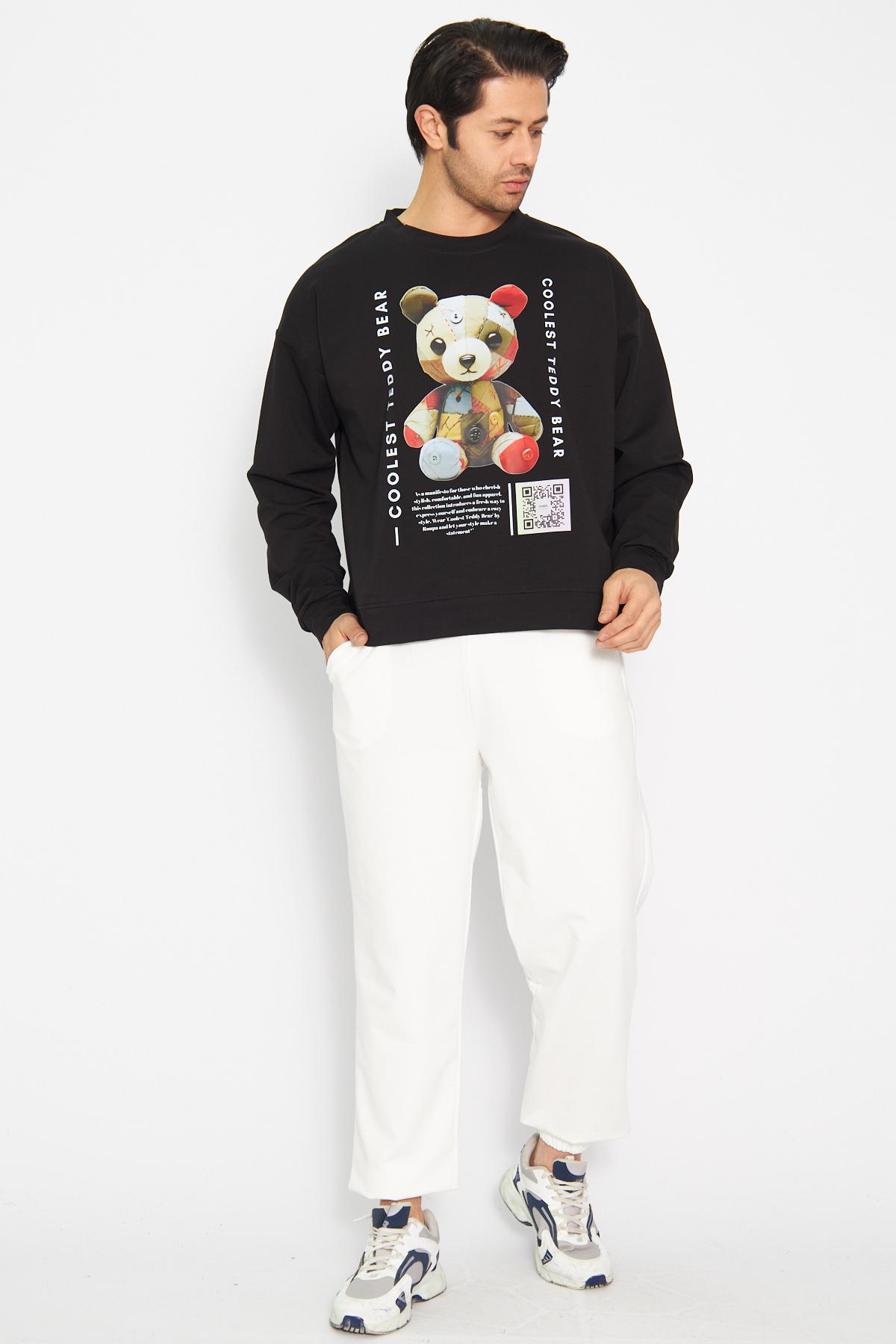 Roupa%20Teddy%20Bear%20Baskılı%20Sweatshirt