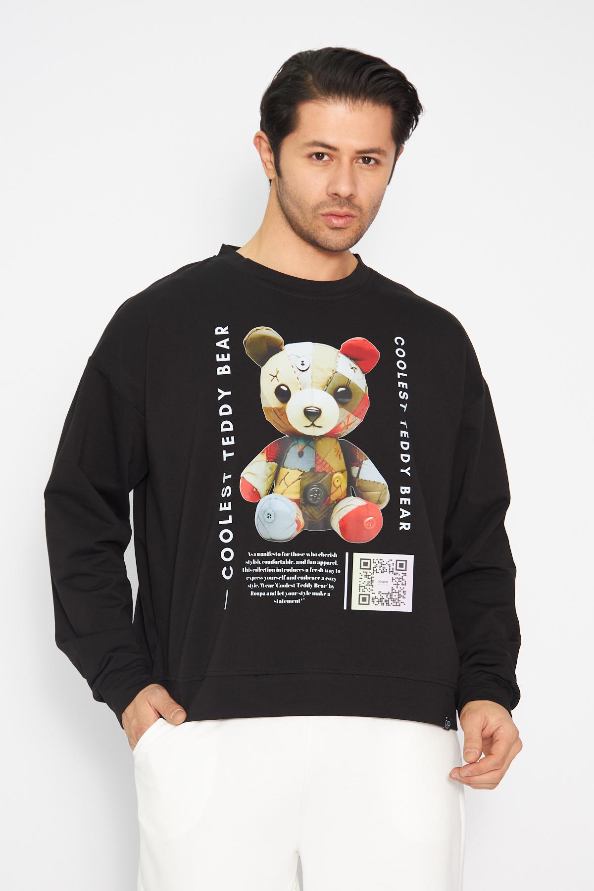 Roupa%20Teddy%20Bear%20Baskılı%20Sweatshirt