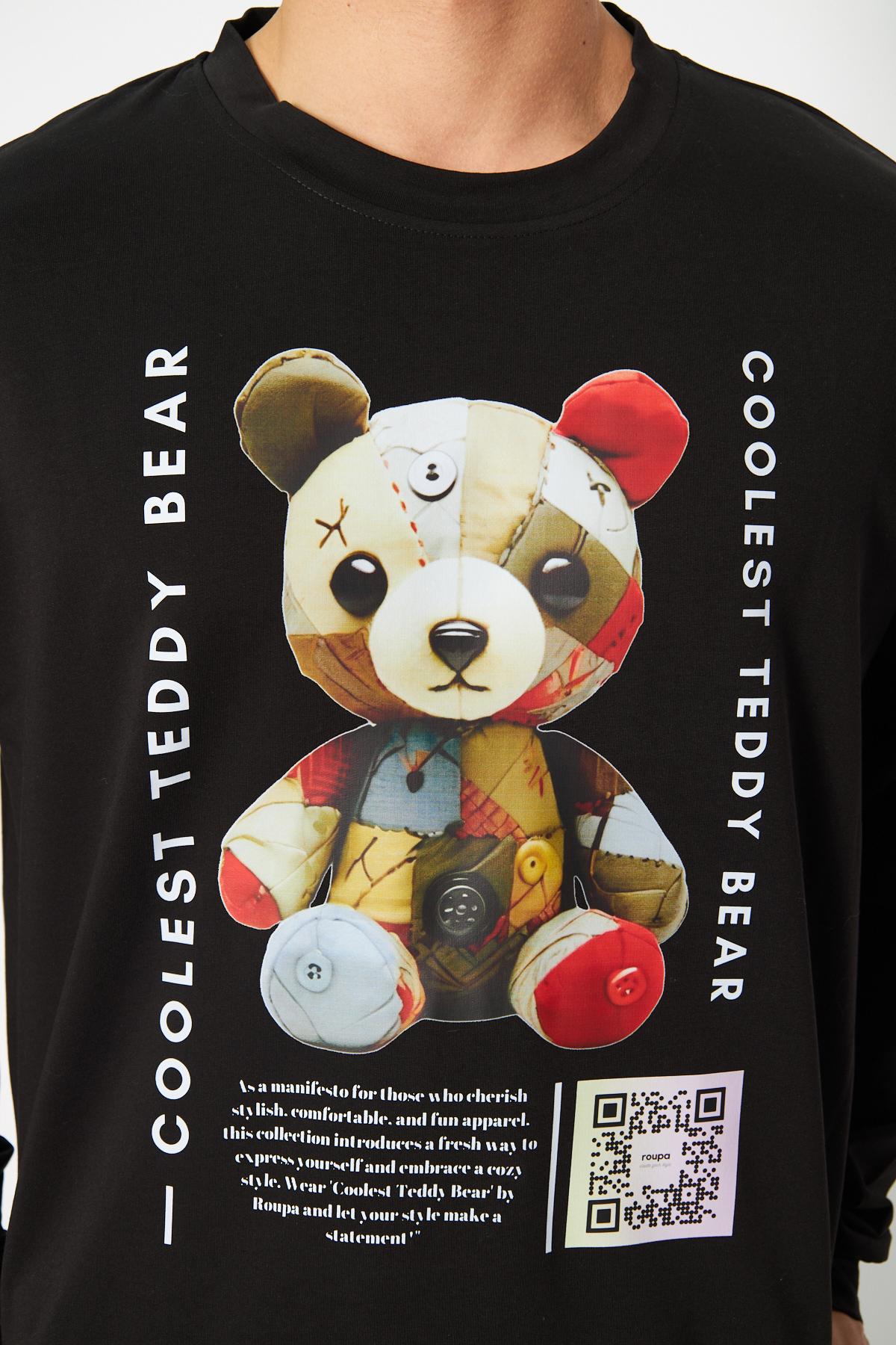 Roupa%20Teddy%20Bear%20Baskılı%20Sweatshirt